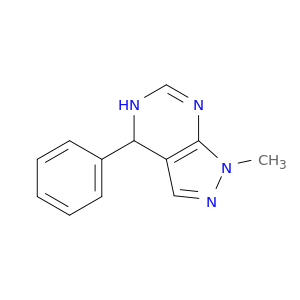1H-Pyrazolo[3,4-d]pyrimidine, 4,5-dihydro-1-methyl-4-phenyl-