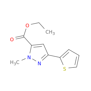 乙基1-甲基-3-(2-噻吩基)-1H-吡唑-5-羧酸盐