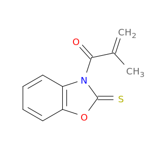 2(3H)-Benzoxazolethione, 3-(2-methyl-1-oxo-2-propenyl)-