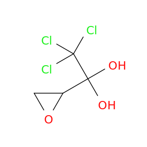 1,1-Ethanediol, 2,2,2-trichloro-1-oxiranyl-