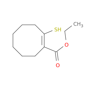 1-Cyclooctene-1-carboxylic acid, 2-mercapto-, ethyl ester, (Z)-