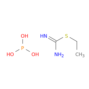 Carbamimidothioic acid, ethyl ester, compd. with phosphorous acid(1:1)