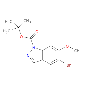 1-Boc-5-溴-6-甲氧基-1H-吲唑