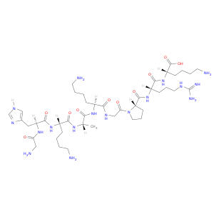 L-Lysine, glycyl-L-histidyl-L-lysyl-L-alanyl-L-lysylglycyl-L-prolyl-L-arginyl-