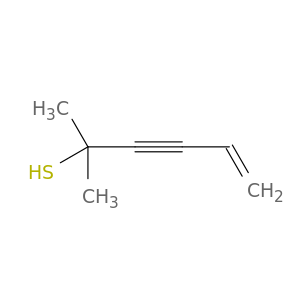 5-Hexen-3-yne-2-thiol, 2-methyl-