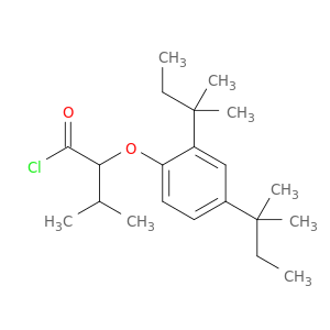 Butanoyl chloride, 2-[2,4-bis(1,1-dimethylpropyl)phenoxy]-3-methyl-