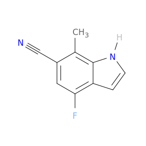6-Cyano-4-fluoro-7-methyl Indole