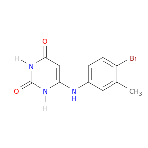 2,4(1H,3H)-Pyrimidinedione, 6-[(4-bromo-3-methylphenyl)amino]-