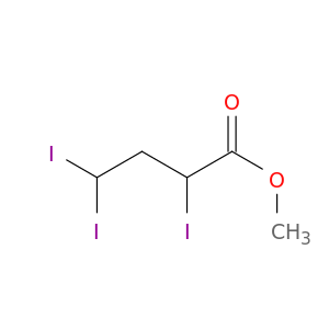 Butanoic acid, 2,4,4-triiodo-, methyl ester