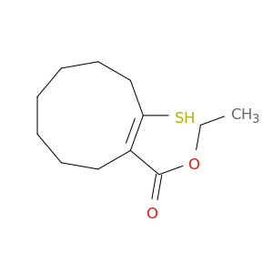 1-Cyclononene-1-carboxylic acid, 2-mercapto-, ethyl ester, (Z)-
