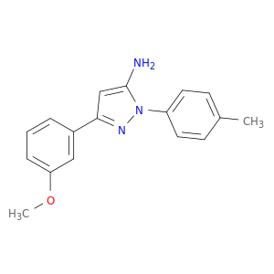 3-(3-Methoxyphenyl)-1-(4-methylphenyl)-1H-pyrazol-5-amine