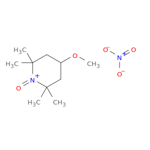 Piperidinium, 4-methoxy-2,2,6,6-tetramethyl-1-oxo-, nitrate