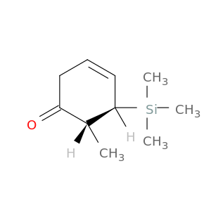 3-Cyclohexen-1-one, 6-methyl-5-(trimethylsilyl)-, trans-