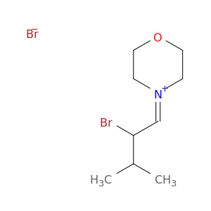 Morpholinium, 4-(2-bromo-3-methylbutylidene)-, bromide