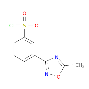 3-(5-甲基-1,2,4-恶二唑-3-基)-1-苯磺酰氯