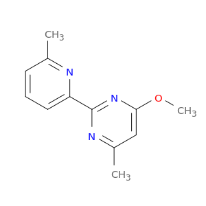 Pyrimidine, 4-methoxy-6-methyl-2-(6-methyl-2-pyridinyl)-