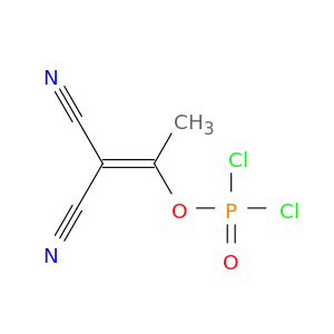 Phosphorodichloridic acid, 2,2-dicyano-1-methylethenyl ester