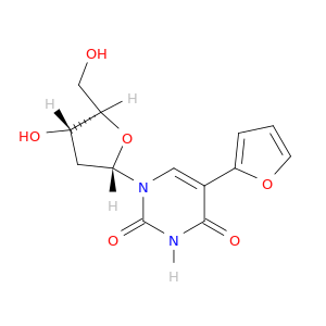 5-FURAN-2-YL-1-(4-HYDROXY-5-HYDROXYMETHYL-TETRAHYDRO-FURAN-2-YL)-1H-PYRIMIDINE-2,4-DIONE