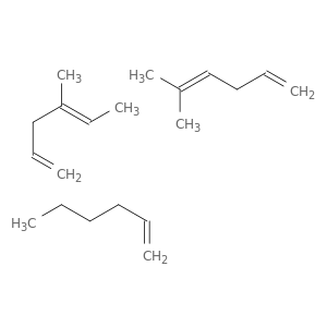HEX-1-ENE; (4E)-4-METHYLHEXA-1,4-DIENE; 5-METHYLHEXA-1,4-DIENE