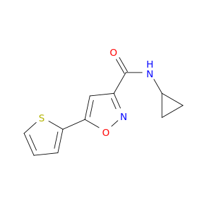 N-环丙基-5-(噻吩-2-基)异恶唑-3-甲酰胺