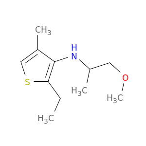 3-Thiophenamine, 2-ethyl-N-(2-methoxy-1-methylethyl)-4-methyl-