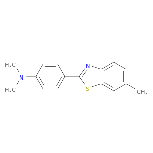 N,N-二甲基-4-(6-甲基-2-苯并噻唑基)苯甲胺