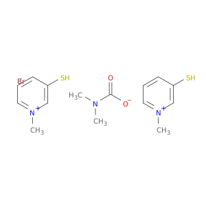 3-MERCAPTO-1-METHYLPYRIDINIUM BROMIDE DIMETHYLCARBAMATE