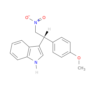 3-[(1r)-1-(4-methoxyphenyl)-2-nitroethyl]-1h-indole
