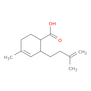 3-Cyclohexene-1-carboxylic acid, 4-methyl-2-(3-methyl-3-butenyl)-