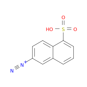 2-Naphthalenediazonium, 5-sulfo-