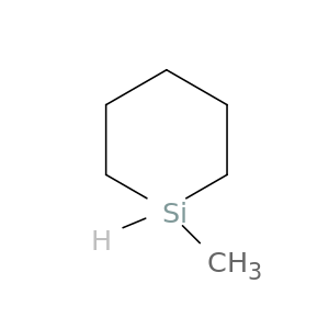 Silacyclohexane, 1-methyl-