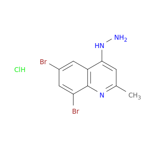 6,8-Dibromo-4-hydrazino-2-methylquinoline hydrochloride