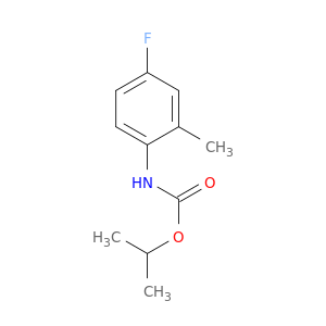 Carbanilic acid,4-fluoro-2-methyl-, isopropyl ester (8CI)