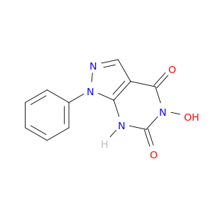 1H-Pyrazolo[3,4-d]pyrimidine-4,6(5H,7H)-dione,5-hydroxy-1-phenyl-