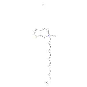 Thieno[2,3-c]pyridinium, 6-dodecyl-4,5,6,7-tetrahydro-6-methyl-, iodide