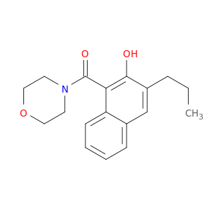 Morpholine, 4-[(2-hydroxy-3-propylnaphthalenyl)carbonyl]-