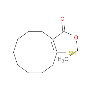 1-Cyclodecene-1-carboxylic acid, 2-mercapto-, ethyl ester, (Z)-
