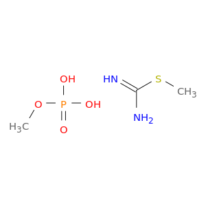 Carbamimidothioic acid, methyl ester, compd. with methyl dihydrogenphosphate (1:1)
