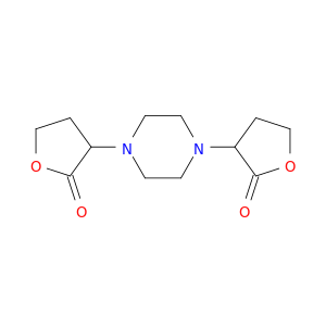 2(3H)-Furanone, 3,3'-(1,4-piperazinediyl)bis[dihydro-