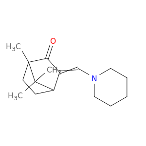 Bicyclo[2.2.1]heptan-2-one,1,7,7-trimethyl-3-(1-piperidinylmethylene)-