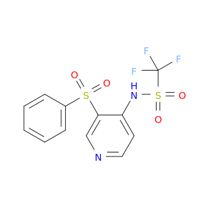 Methanesulfonamide, 1,1,1-trifluoro-N-[3-(phenylsulfonyl)-4-pyridinyl]-