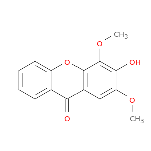 9H-Xanthen-9-one, 3-hydroxy-2,4-dimethoxy-