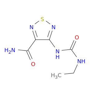 4-[(ethylcarbamoyl)amino]-1,2,5-thiadiazole-3-carboxamide