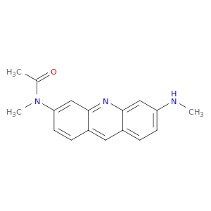 Acetamide, N-methyl-N-[6-(methylamino)-3-acridinyl]-