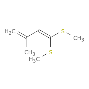 1,3-Butadiene, 3-methyl-1,1-bis(methylthio)-