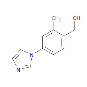 [4-(1H-imidazol-1-yl)-2-methylphenyl]methanol
