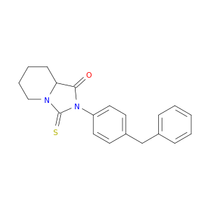 2-(4-benzylphenyl)-3-thioxohexahydroimidazo[1,5-a]pyridin-1(5h)-one