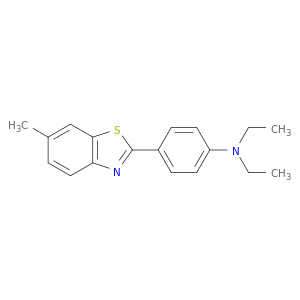 N,N-二乙基-4-(6-甲基-2-苯并噻唑基)苯甲胺