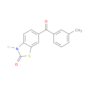 2(3H)-Benzothiazolone, 6-(3-methylbenzoyl)-