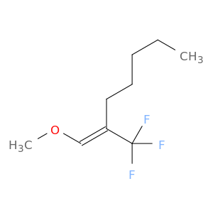1-Heptene, 1-methoxy-2-(trifluoromethyl)-, (E)-